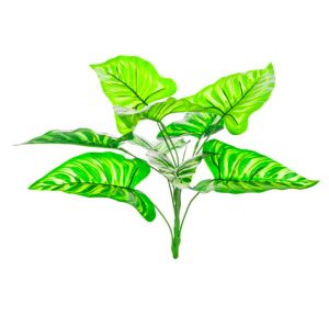 Cây giả decor trang trí cao 30cm một cụm gồm 9 lá