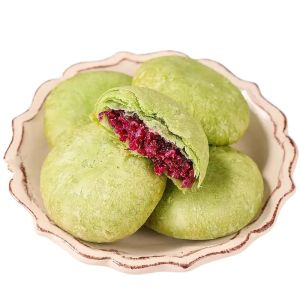Traditional Yunnan Special Product Rose Pastry Matcha Handmade Snack Old Style Purple Sweet Potato Floral Cake Chinese Pastries