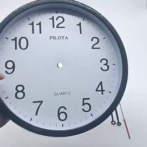 Wall Clock Mute Quartz Movement Repair Parts Replace Sets Include DIY Clock Movement Mechanism Battery Operated Clock Motor Kit with 1 Sets of Clock Hands for Clock Repair Replacement