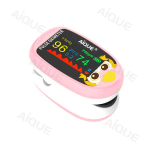 JUSTLANG Owl Rechargeable Oximeter Cartoon Finger Clip Medical Nurse Pediatric Oxygen Heart Rate Child Adult Meter Pulse