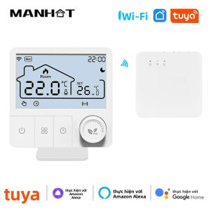 Tuya Thông Minh Wifi Không Dây Bình Giữ Nhiệt 3 Trong 1 Cho Hệ Thống Sưởi Ấm Sàn Nước Gas Điều Khiển Nhiệt Độ Tương Thích Với Alexa Google Home