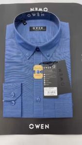 Áo sơ mi dài tay Owen AR230000 Áo Sơ Mi Cổ Bấm Nút Size 38-42 Áo Sơ Mi Regular Fit Cho Mùa Hè - Lazada