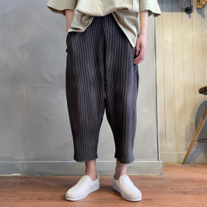 DAVID&ME | Summer Casual Mens Pants 3/4 Length Loose Harem Tapered
