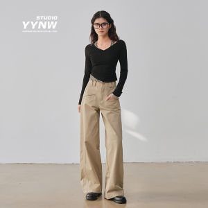 YYNW | Quần Dài Ống Rộng Giảm Béo Cao Thắt