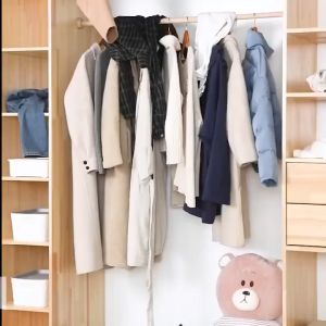 QB Clothes Dust Cover Transparent Dust Bag Hanging Cloth Washable Dust-Proof Suit Cover Coat Plastik baju cover baju gantung plastic baju garment bag