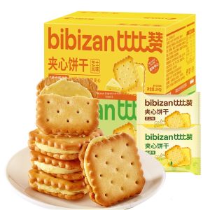 BIBIZAN | Bánh quy kẹp sandwich vị phô mai cho bữa sáng văn phòng