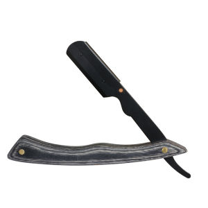 มีดโกนแบบพกพาด้ามไม้เทค แบบพับได้ ใช้กับน้ำ โกนแบบดั้งเดิม มีดโกนนิรภัยคุณภาพสูง อุปกรณ์โกนหนวดคุณภาพ