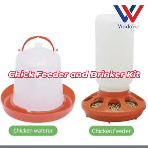 Set Chick feeder chick feeder plate chick drinker tray chick feeders baby chick waterer poultry water feeder set drinker