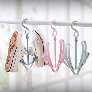Giá phơi giày chống gió móc phơi giày ban công - Aeneas Shop