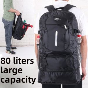 New 80L Large Capacity Mens Outdoor Sports Backpack Double Shoulder Bag for Mountain Climbing Traveling And Work Return