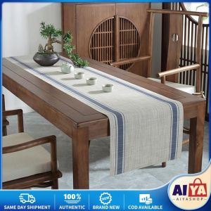 ★Same Day Shipping★ PVC Fashion Table Runner Non-Fading Table Runner Anti-scratch Hotel Dining Table Runner Anti-scald Solid Color Long Tea Table Cloth ZJJ-Table-Runner