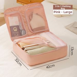 Waterproof Travel Storage Bag with Multiple Compartments and Layers