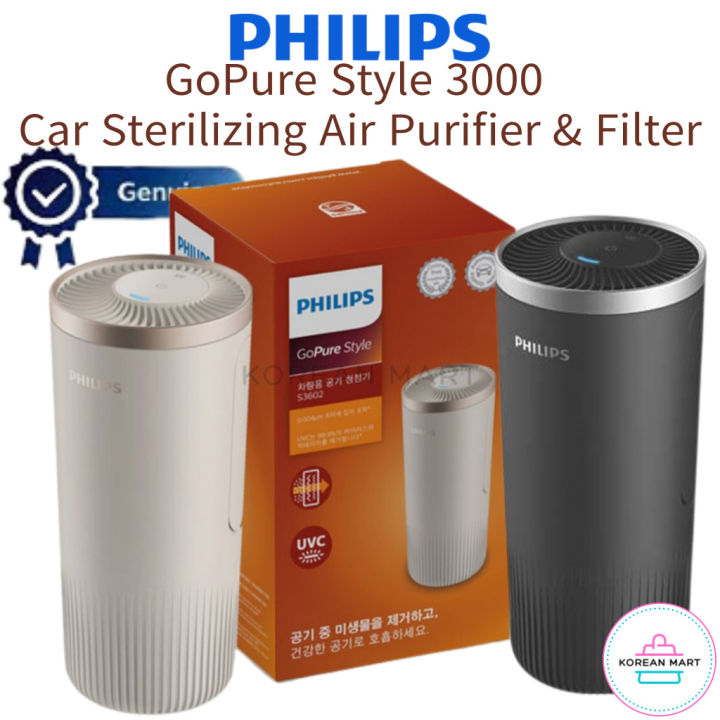 Philips GoPure Style S3000 S3601, S3602 Car Sterilizing Air Purifier ...