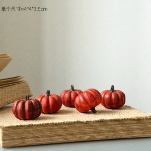 Zen Style Wooden Fruit Sculpture Bamboo-Shoot Shaped Decor