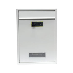 Durable Metal Wall Mailbox with Rainproof Design and Secure Lock for Reliable Post Storage