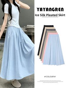 XIANYIJIAO | Slimming Flared High Waist Skirt