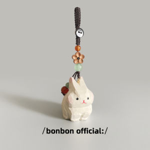 จี้กุญแจรูปกระต่ายน่ารักทำด้วยมือ จี้กระเป๋า จี้รถยนต์ ของขวัญสร้างสรรค์ ของขวัญใหม่ งานฝีมือ งานประดิษฐ์ งานฝีมือ