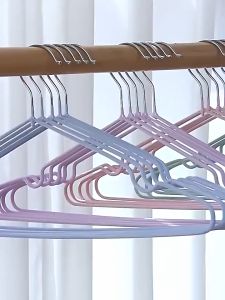 10pcs/lot Thicken Metal Drying Hanger Strong Cloth Hangers Slip Resistant Clothes Hanger