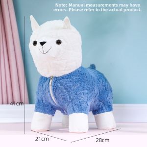 Creative Cute Alpaca Stool for Childrens Shoe Changing