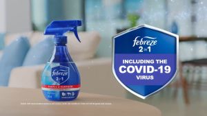 READY STOCK!!!FEBREZE 2 IN 1 FABRIC & SURFACE ANTIBACTERIAL REFRESHER SPRAY 370ML [ FEBREZE SPRAY ]  / REFILL 320ML