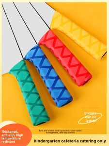Universal Knife Handle Cover Protection Kitchen Tools Color Classification Management Marking Heat Resistant Accessories