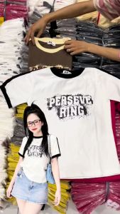 Áo Thun BORIP Dáng Ôm Nữ [Mã B86] Form Dưới 55kg Sọc Tay Cotton Mềm Mịn Co Dãn [PERSEVE]