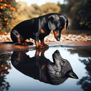 Huacan DIY Tranh Gắn Đá Bộ Dachshund Full Khoan Thêu Chủ Đề Động Vật Ngộ Nghĩnh Trang Trí Nhà Kim Cương Giả Hình Không Gọng