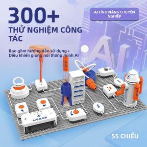 Bộ Thí Nghiệm Khoa Học Cho Trẻ Em Khối Xây Dựng Điện Tử Mạch Điện Tử Lắp Ráp Đồ Chơi Giáo Dục Cho Trẻ Em Quà Tặng