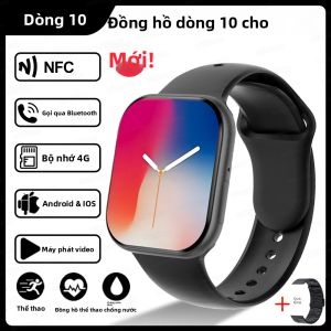 Đồng Hồ Thông Minh DT Watch 10 Dành Cho Nam Và Nữ 32GB Màn Hình AMOLED HD Âm Thanh Vòm 3D NFC Chống Nước IP68 Thiết Bị Theo Dõi Thể Dục Với Chức Năng Đo Nhịp Tim