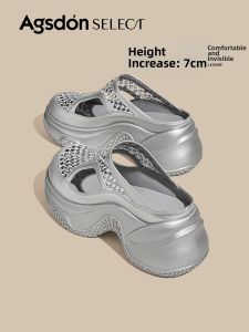 Agsdon | Padded Platform Womens Sandals Slip On