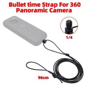 Bullet Time Lanyard For 360 One XX2X3X4 Panoramic Camera Anti-Lost Hand Strap Wrist 1 / 4 Screw Connector Rope Accessories