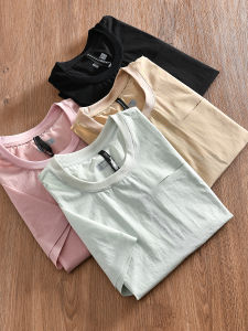 Mens Summer Comfortable Elastic Running Sport Casual Short Sleeve T-shirt Breathable Quick Dry Standard Fit Youth Fashion