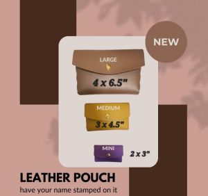 Personalized Leather Pouch