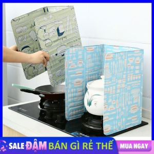 Tấm Chắn Dầu Mỡ Cách Nhiệt Họa Tiết Dễ Thương - Tấm Chắn Gió Cách Nhiệt Dùng Cho Nấu Ăn - Miếng Chắn Chống Bắn Dầu Mỡ Vào Tường Chống Thắm Nước Tiện Dụng