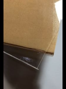 Stand Akrilik A5 Bening tipe L bisa untuk cetak / qris / no meja / menu / iklan dll tebal 15 mm | Akrilik DIsplay size A5