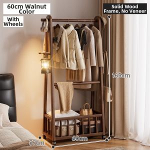 HAOMEIJIA | Solid Wood Multifunction Coat Rack