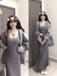 plus Size Knitted Long Sleeve Hoodie And Crop Top Set New Chinese Style High Waist Wide Leg Pants Spring Fashion Womens Set