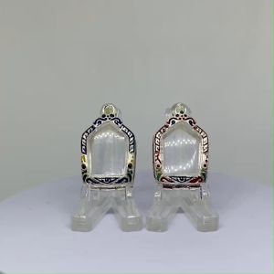 T550 กรอบพระ  ตลับพระลงยา ขุนแผน ขุนแผนเล็ก หรือพิมพ์ใกล้เคียง ขนาดวงใน 2.0*2.6 ซม. ขนาดที่ใส่สวย 1.6*2.2 ซม.หรือขนาดพระใกล้เคียง