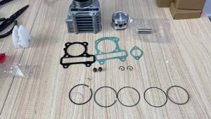 Phụ kiện xe máy 54.5mm Bộ phận động cơ xi lanh Kit 110cc lớn khoan động cơ cho Honda DIO 110 vision110 nsc110 kzl110 motoblock