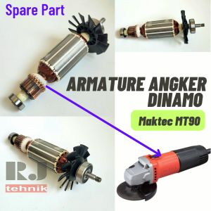 Maktec MT90 Armature Angker Dinamo Spare Part Mesin Gerinda MT 90