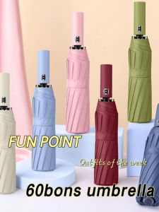 FUNPOINT Automatic Umbrella High-Quality 60 Ribs UV Large umbellaSun Andn