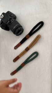 Hand Strap Kamera Nylon Tali Kamera Tangan Wrist Strap Kamera Lanyard Kamera Mirrorless Nylon Strap Pendek Utk Fujifilm Sony Canon Nikon
