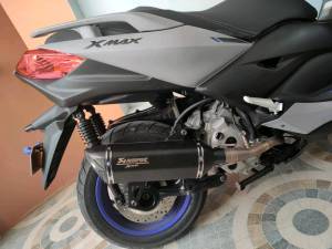 Yamaha XMAX300 XMAX250 2017-2021 Version Full Exhaust System Modification Akrapovic Exhaust Pipe & O Sensor Middle Link Pipe Muffler Carbon Fiber