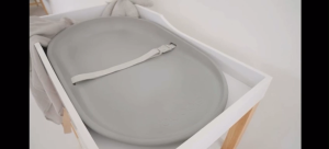 Bubble Cuddle Changing Mat Waterproof Wipeable With Non-slip Base Baby Diaper Changing Pad