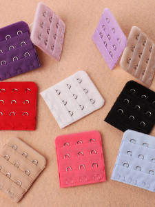 Extended Back Closure 4.5cm Long Underwear Buttons Womens Three Row Bra Hooks Narrow Distance 1.3 Back Circumference Hooks