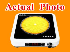 Lahome 2200W Electric Ceramic Stove Infrared Induction Cooker Cooktop เตาเซรามิกไฟฟ้า เตาไฟฟ้าเซรามิค เตาไฟฟ้าอินฟา เตาไฟฟ้าเซรามิกแบบพกพา ใช้กับ Moka Pot ใช้ได้ทุกหม้อทุกกะทะ กันน้ำ การประหยัดพลังงาน ระบบสัมผัส เตาอเนกประสงค์