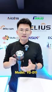 Kensun | High Lumens Hand Lantern Powerful LED Flashlight Ultra Bright Searchlight With Large Battery Rechargeable For Climbing Hiking