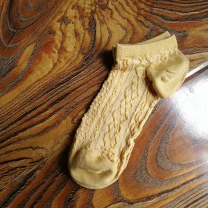 Tất Nữ Phong Cách Hoạt Hình Dễ Thương Ngọt Ngào Cho Học Sinh Mùa Xuân Hè Mỏng Bằng Cotton Tất Thuyền Hoa Họa Tiết Hoa Viền Tất