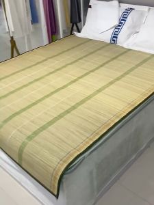Household woven straw mat summer mat reed reed mat single dormitory kang mat