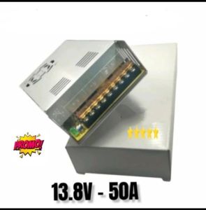 TRAFO/TRAVO/ ADAPTOR 13.8V 50A 600W INDOOR POWER SUPPLY LED RIG 50A 13.V.8